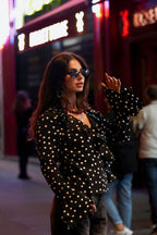 Eloise Closet Blouse Elegant Polka Dots 