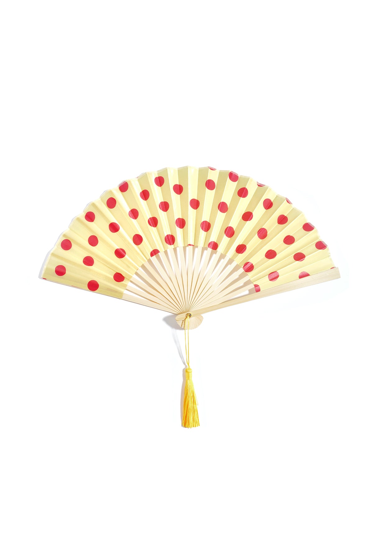 Polka Dot Folding Fan Eloise Closet
