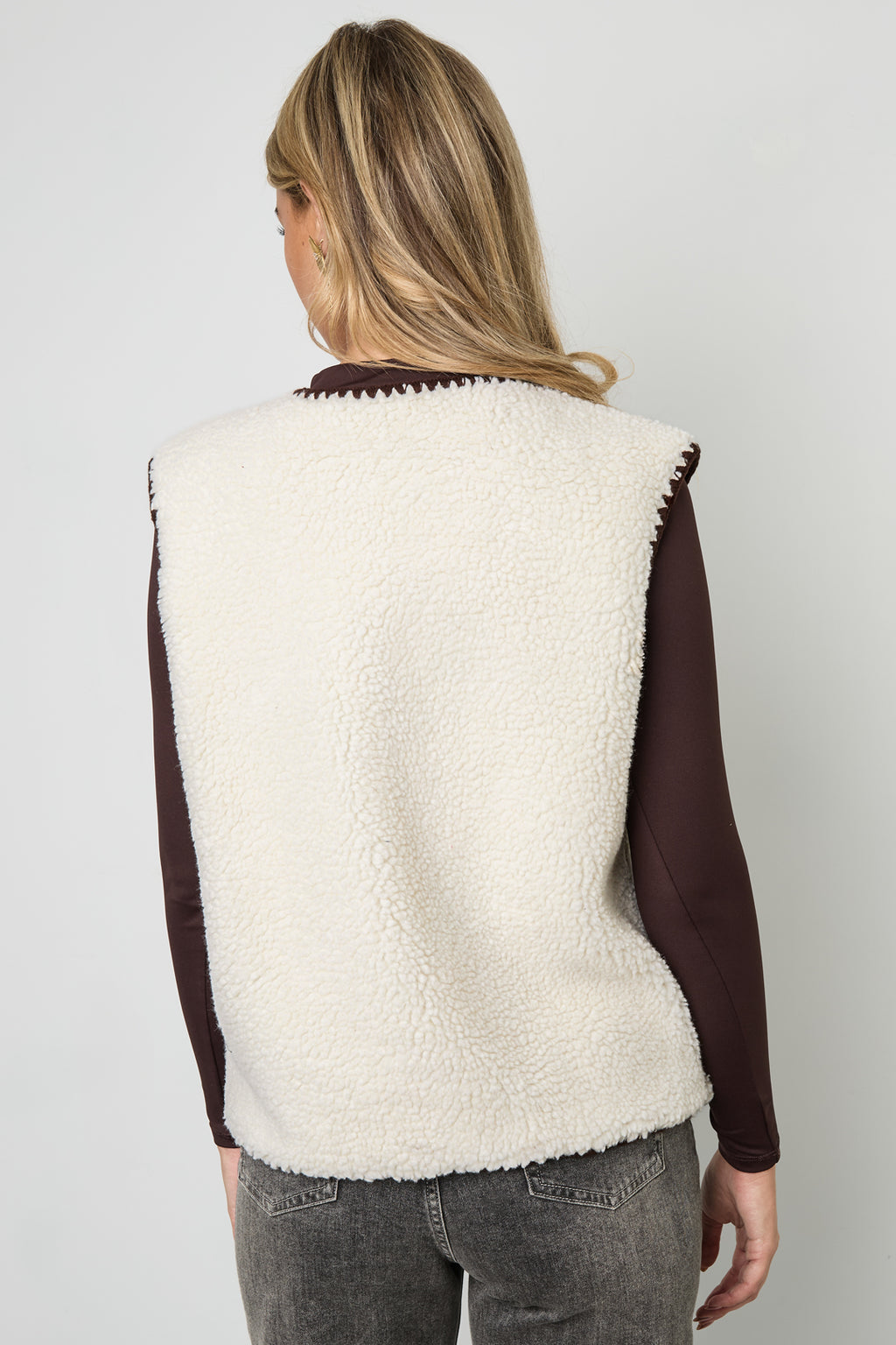 Soft Contrast Gilet Eloise Closet