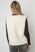 Soft Contrast Gilet Eloise Closet