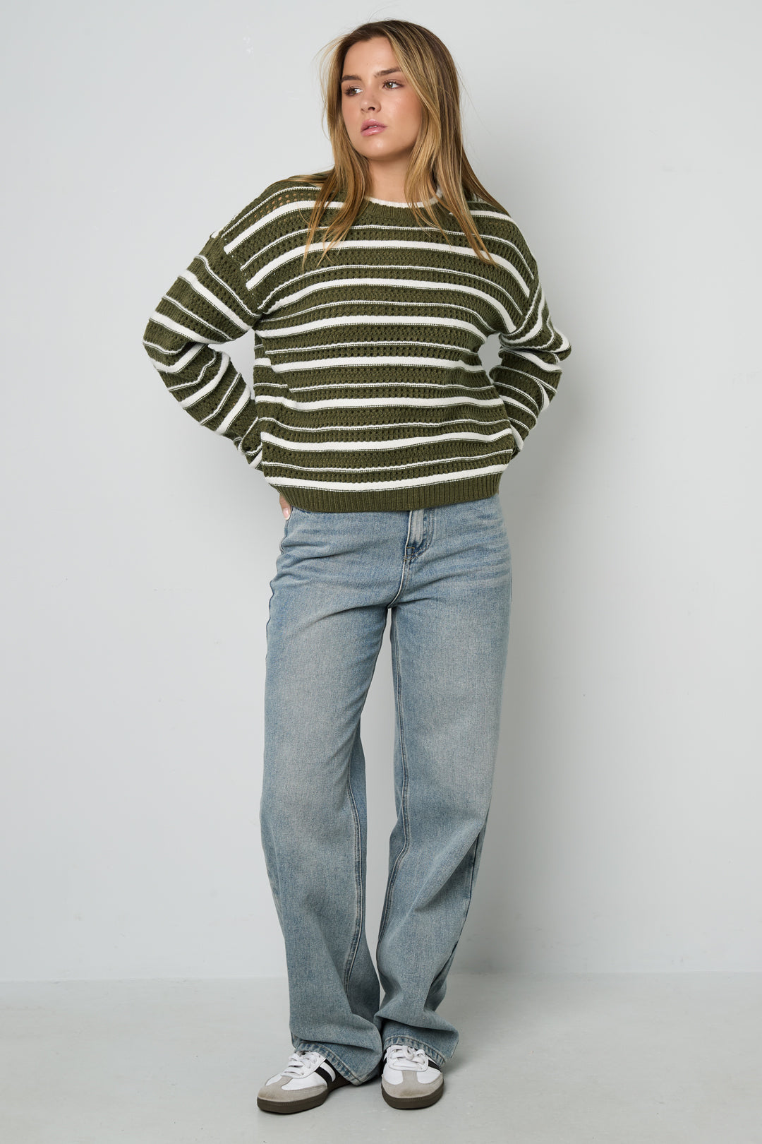 Striped Everyday Knit Sweater Eloise Closet