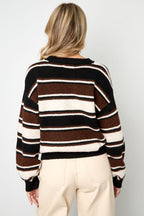 Lola Stripe Knit Sweater Eloise Closet