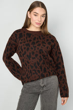 Wild Cozy Knit Sweater Eloise Closet