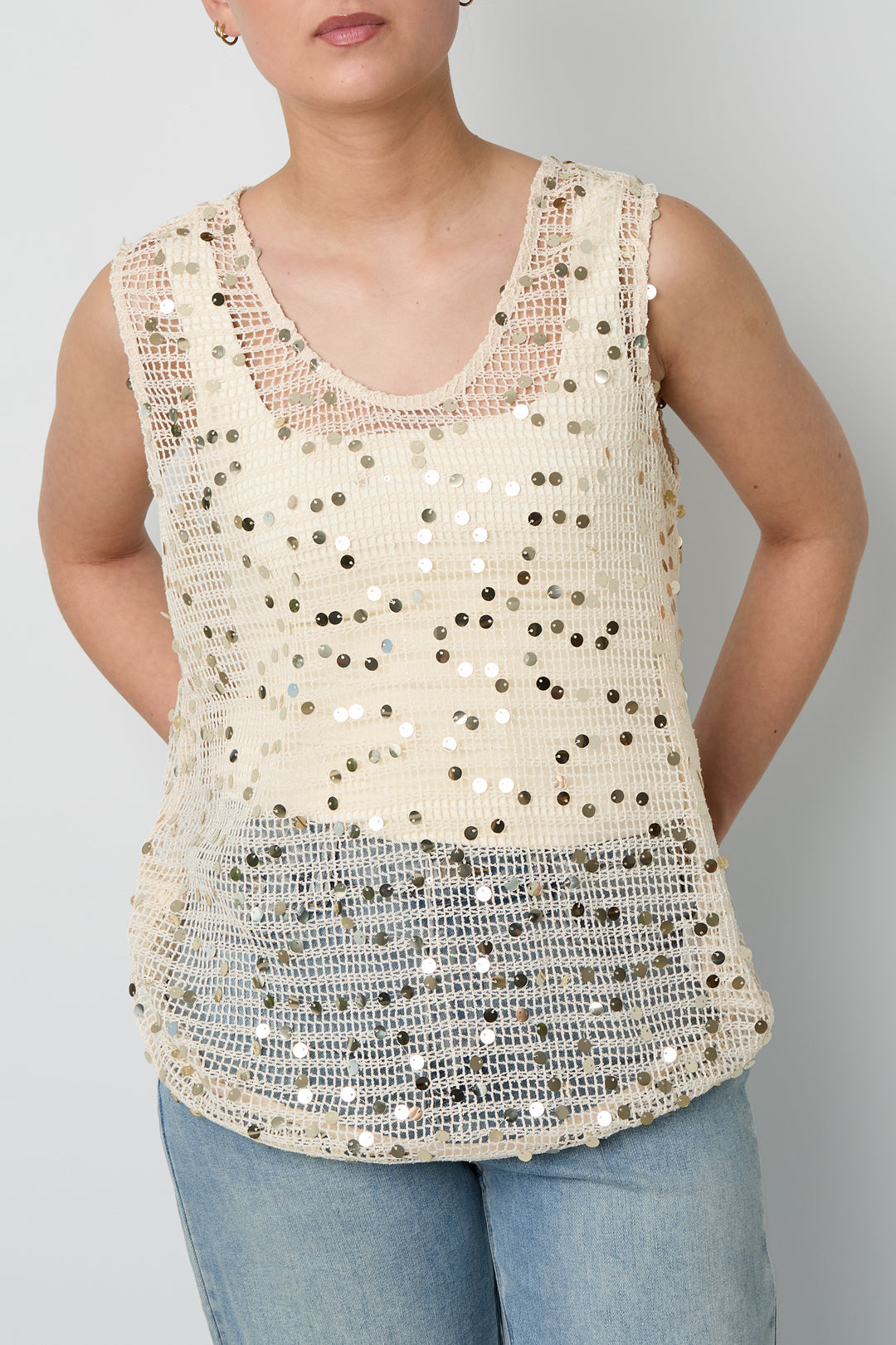 Glitter Crochet Beach Top Eloise Closet