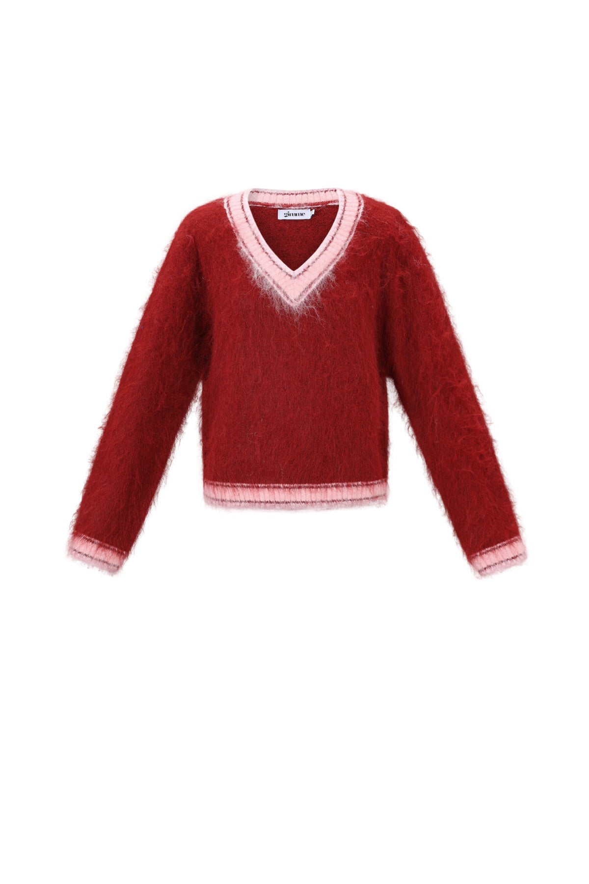 Color Clash V-Neck Sweater Eloise Closet