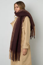 Winter scarves mixed color Casual Polyester Daily