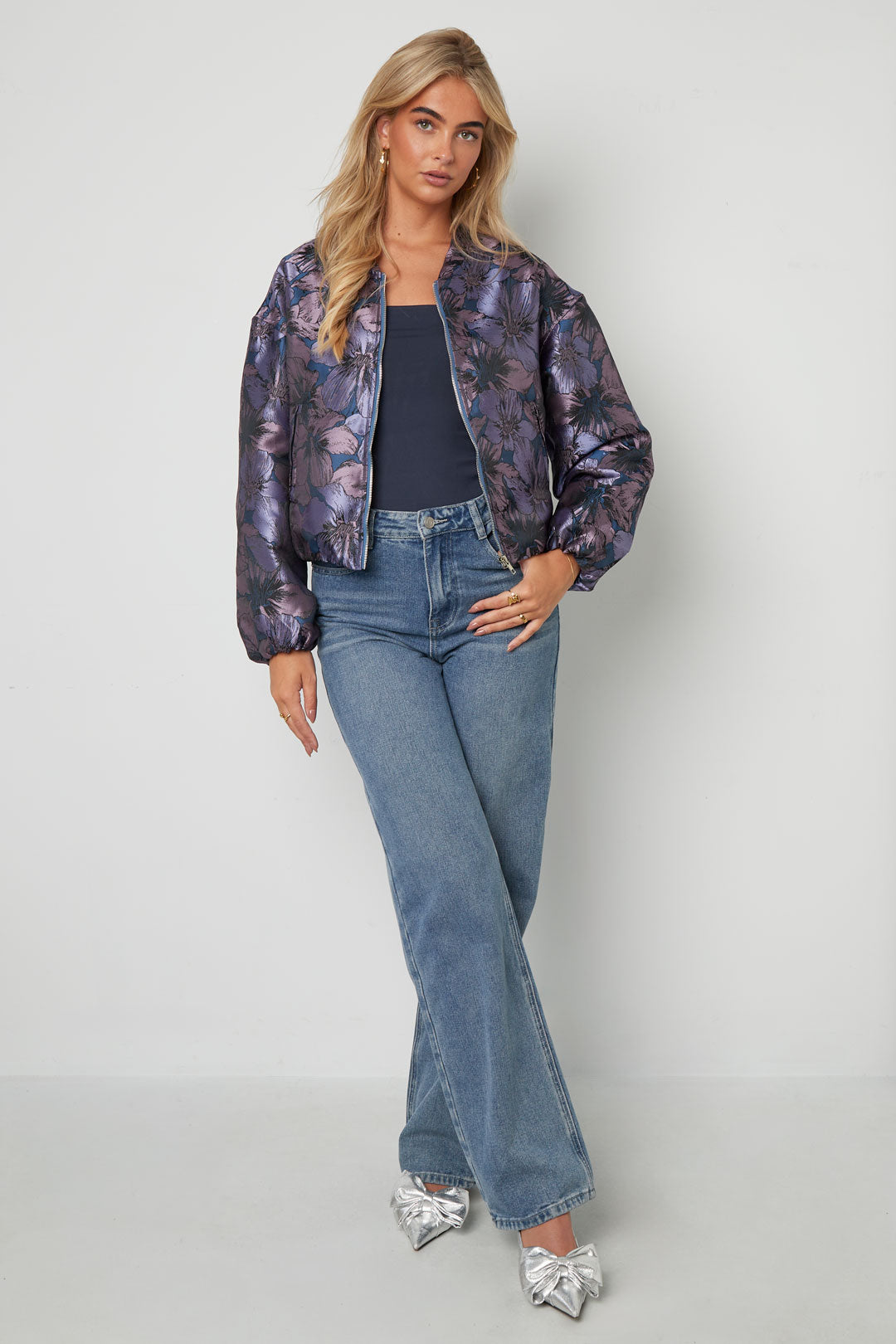 Twilight Bloom Bomber Jacket Eloise Closet