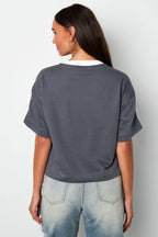 Sport Number V-Neck T-Shirt Eloise Closet