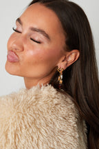 Stainless Steel Dangle Earrings Heart Elegant Daily Luxurious Series Women's jewelry
