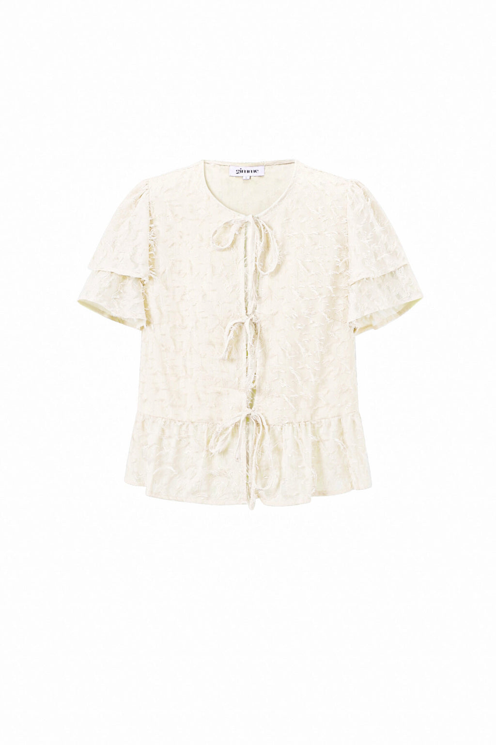 Summer Tie-Up Ruffle Top Eloise Closet