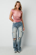 Sheer Glow Sleeveless Top Eloise Closet