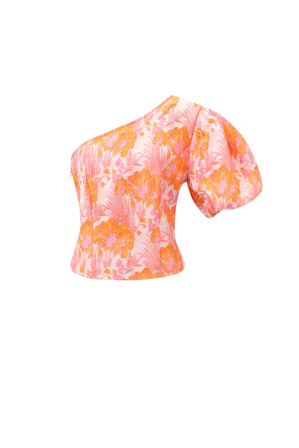 Tropical Summer One Shoulder Top Eloise Closet