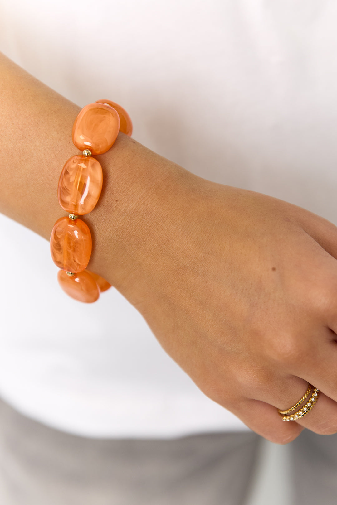 Squoval Bead Bracelet Eloise Closet
