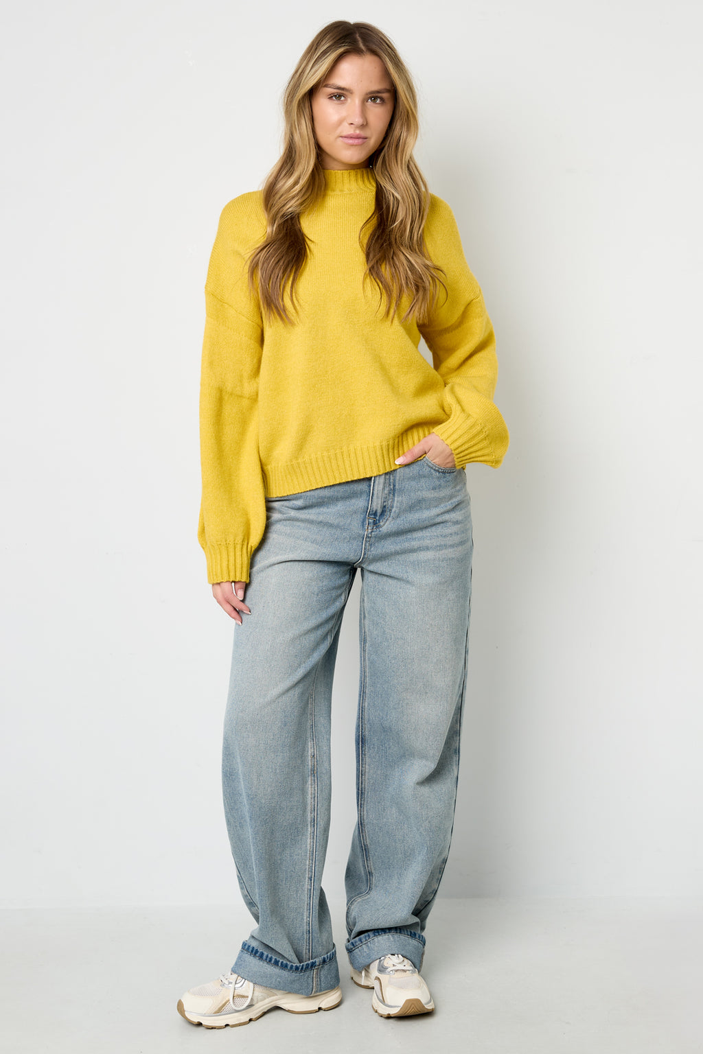 Letter Back Knit Sweater Eloise Closet