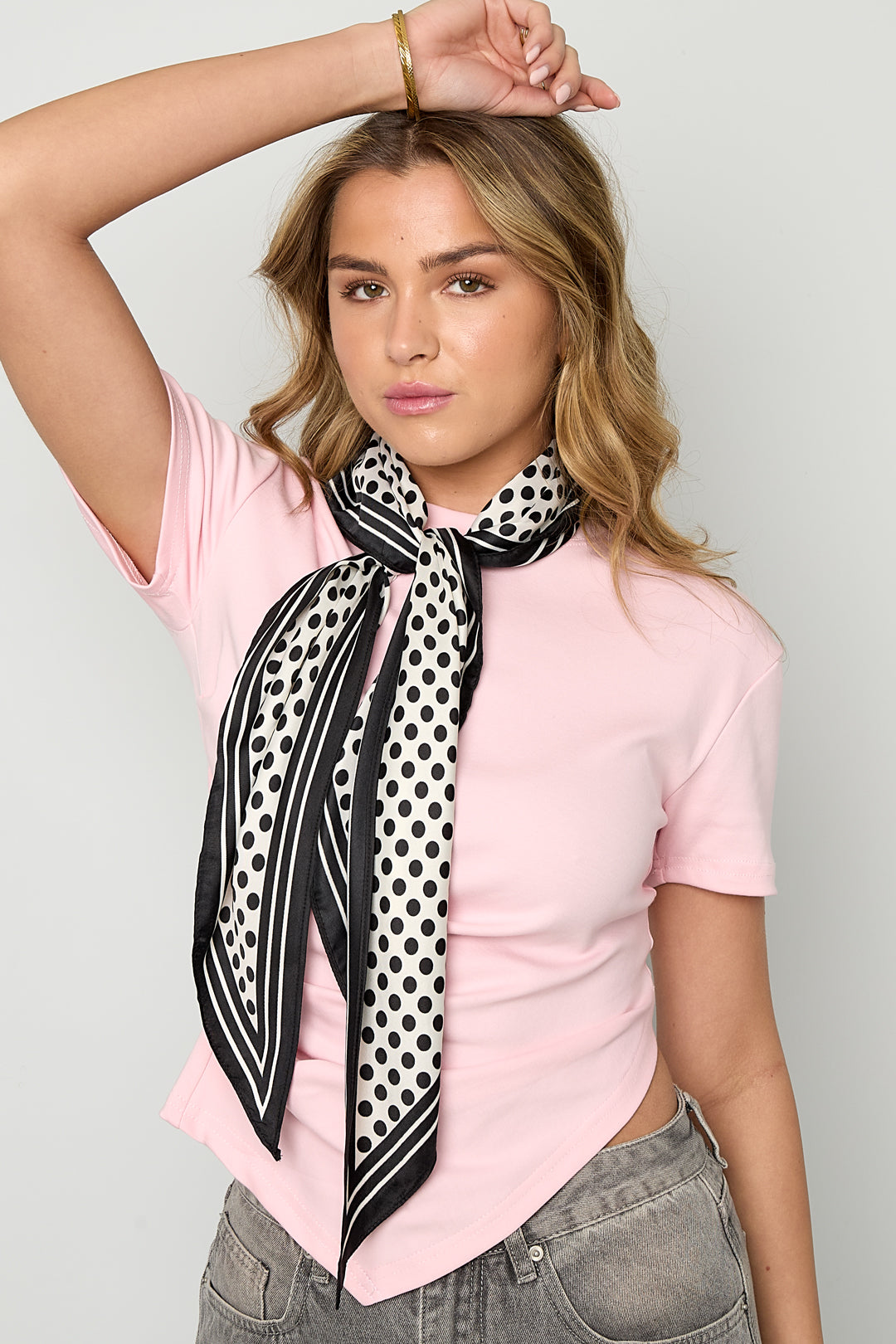 Casual Polka Dot Scarf Eloise Closet