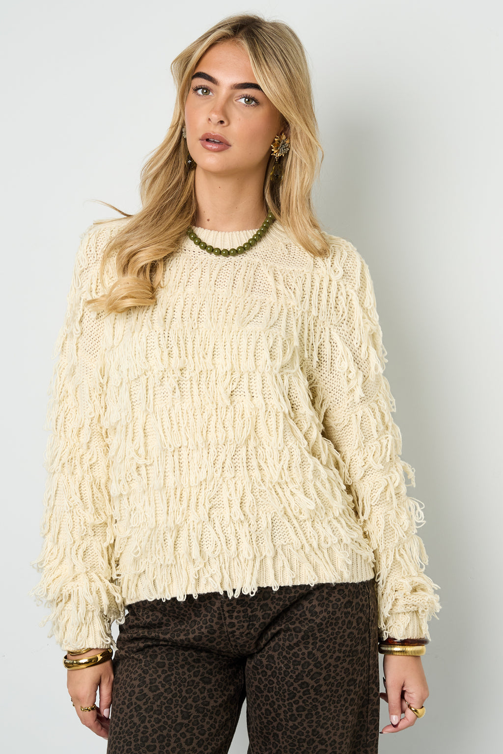 Sheer Mesh Longsleeve Top