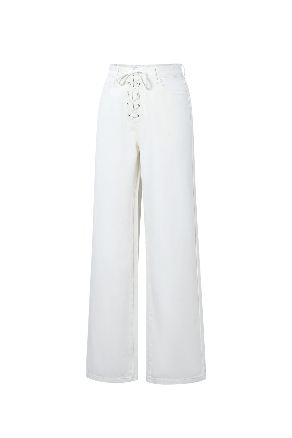 Tie Detail Denim Jeans Eloise Closet