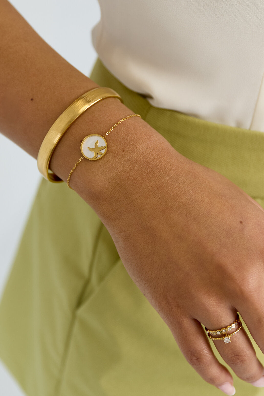 Starfish Circle Bracelet Eloise Closet Jewelry