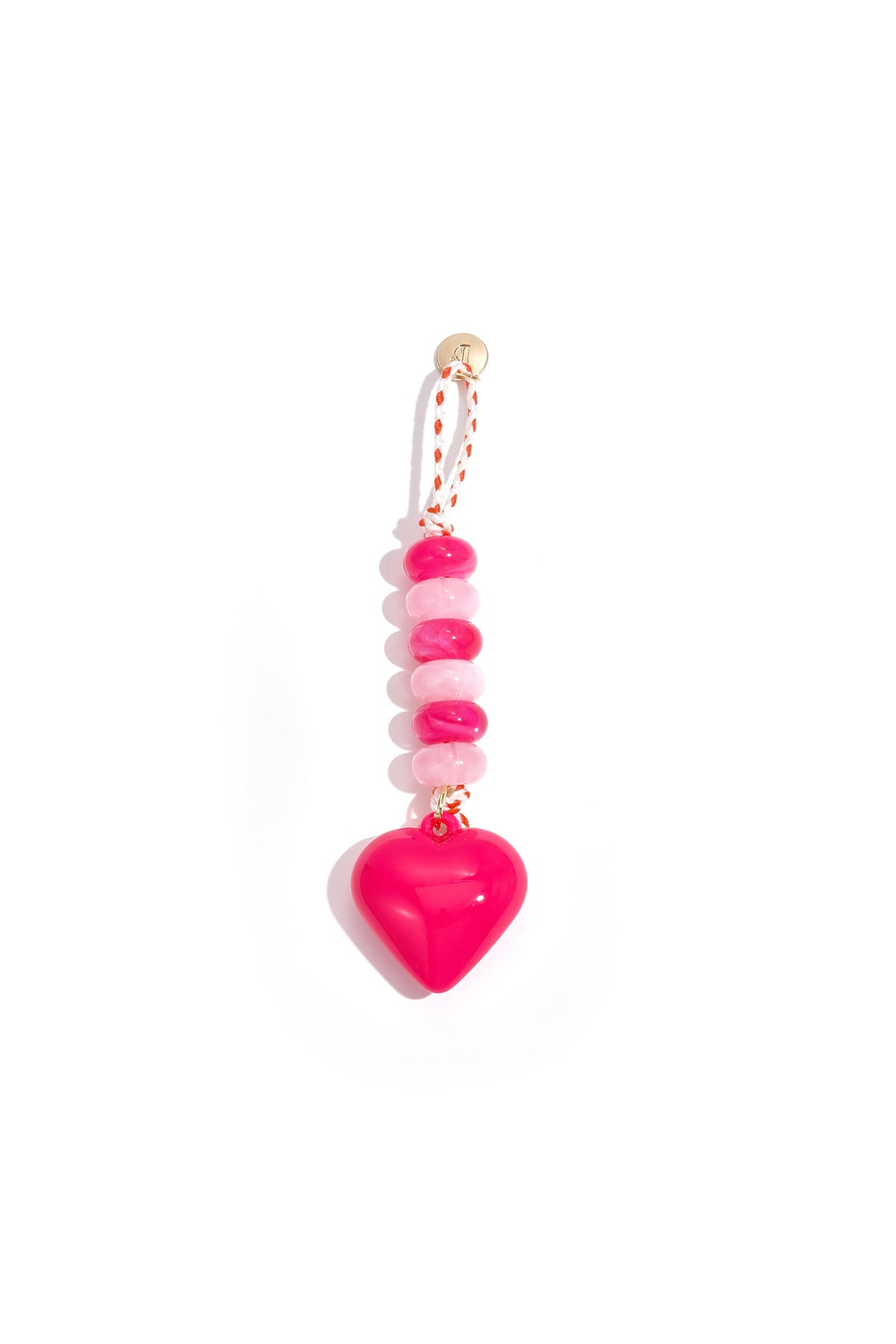 Heart Bead Bag Charm Eloise Closet Jewelry