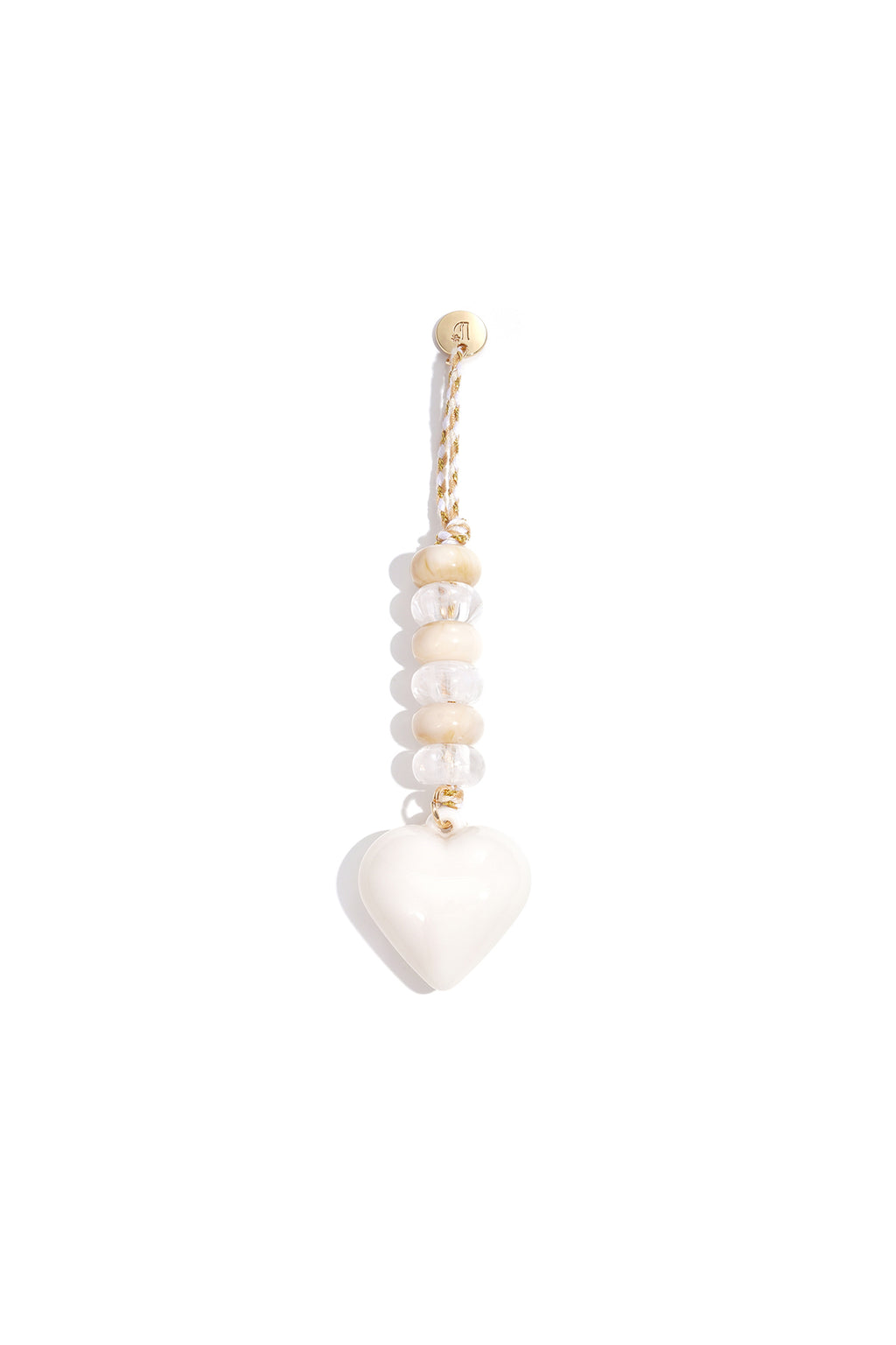 Heart Bead Bag Charm Eloise Closet Jewelry
