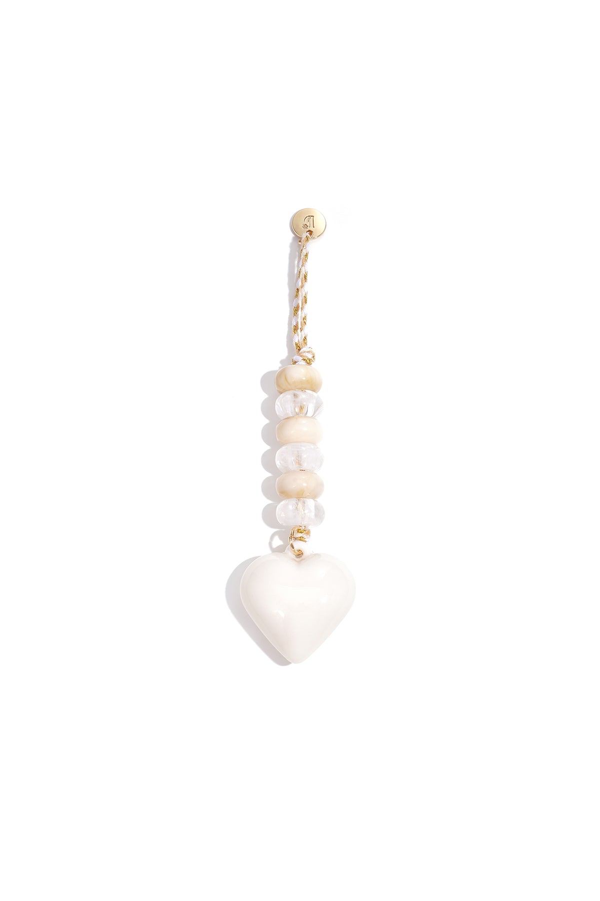 Heart Bead Bag Charm Eloise Closet Jewelry