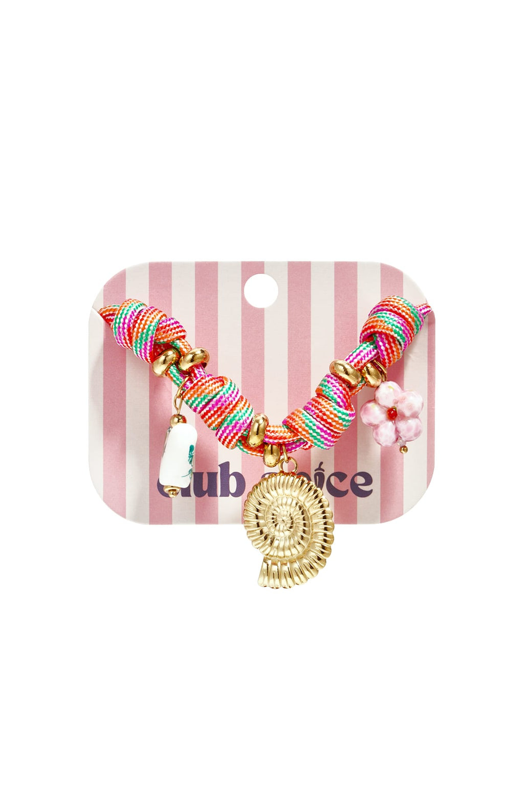 Rope Charm Bracelet – Shell & Starfish  Jewelry
