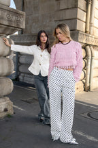 Sheer Mesh Longsleeve Top