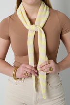 Minimal Stripe Triangle Scarf Eloise Closet