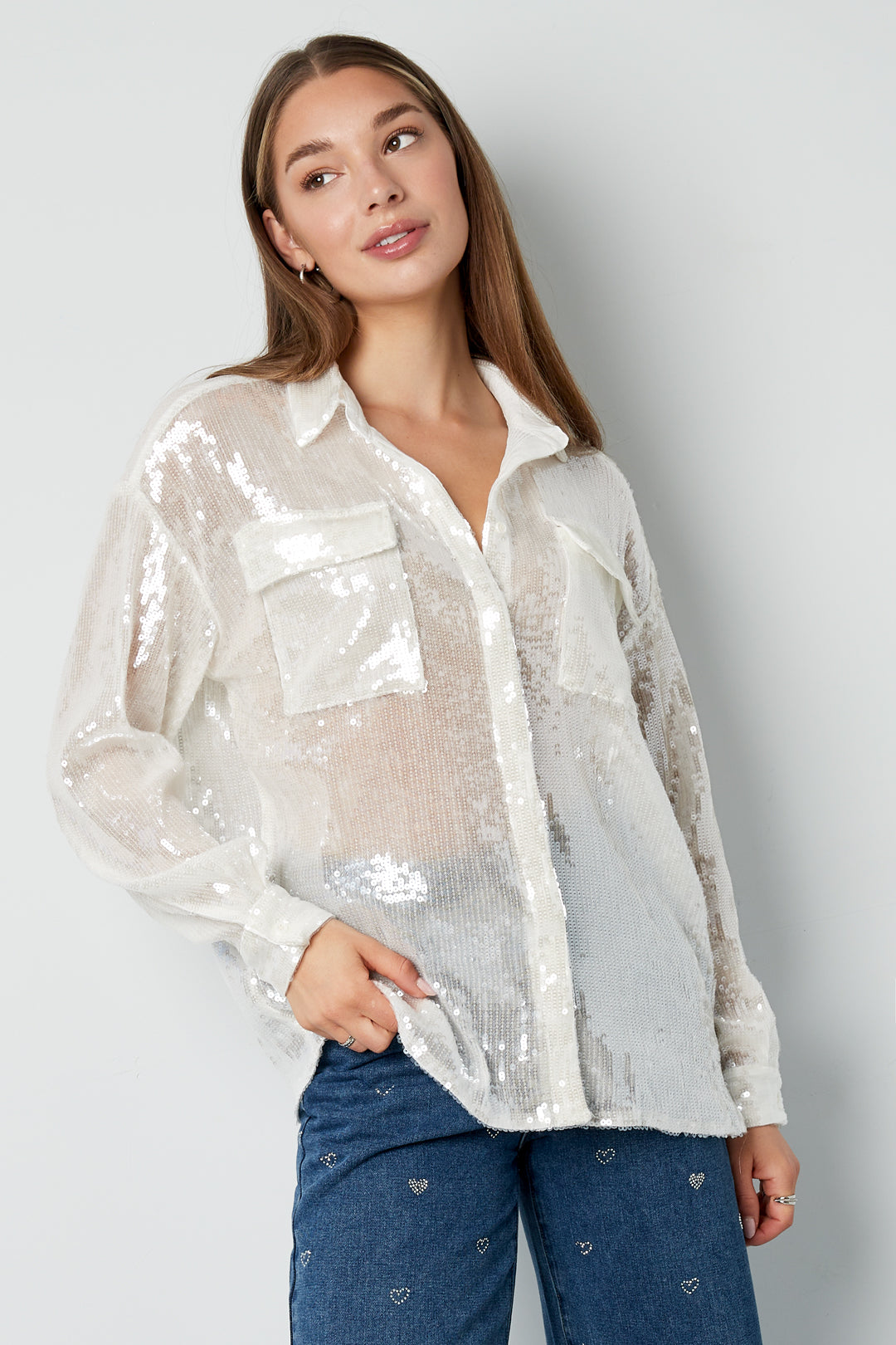 Eloise Closet Essential Silk-Touch Blouse – Elegant Fluidity