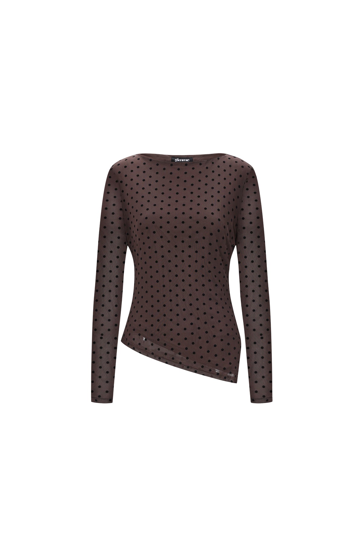 Dotted Long Sleeve Top Eloise Closet