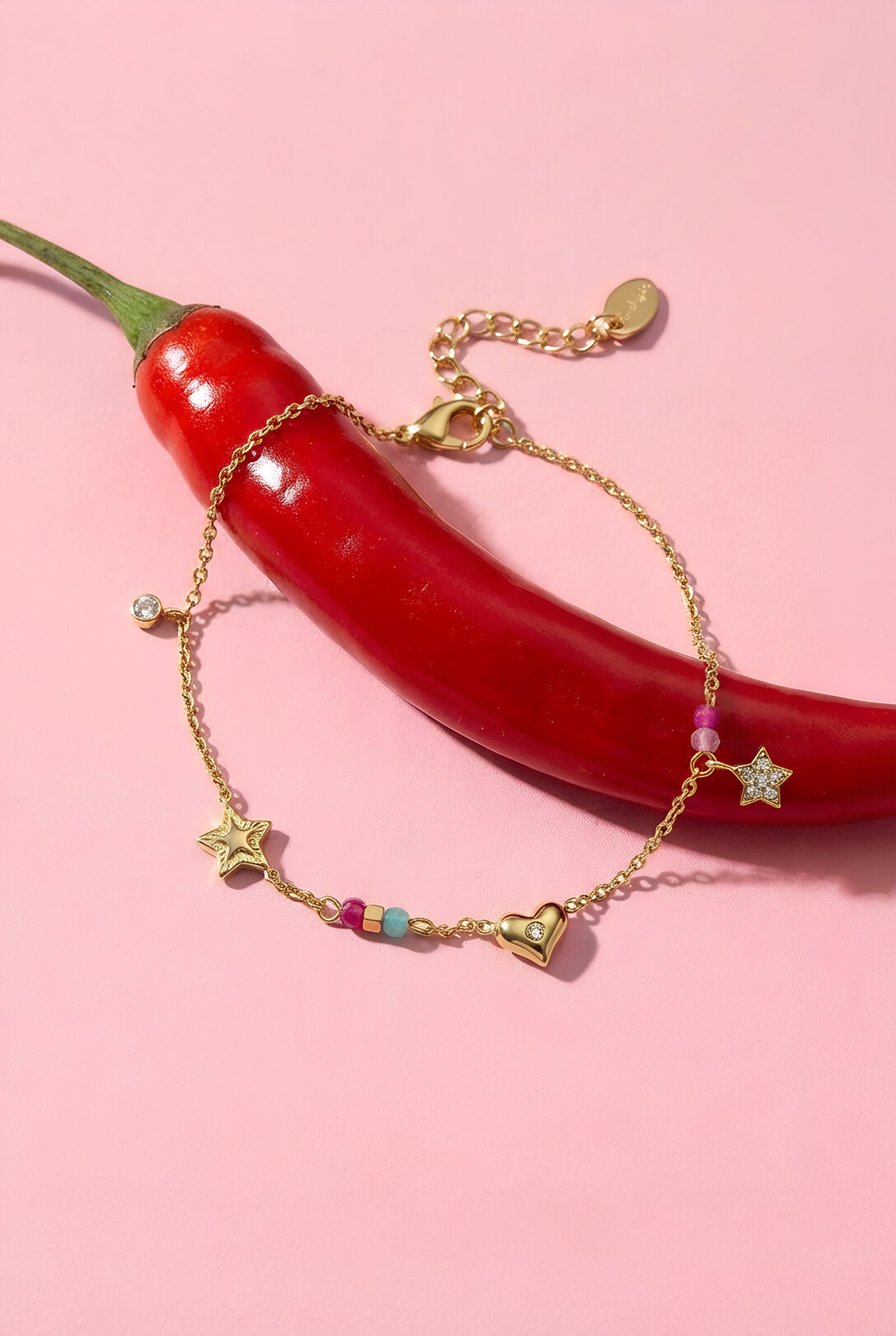 Heart Star Charm Bracelet Eloise Closet Jewelry