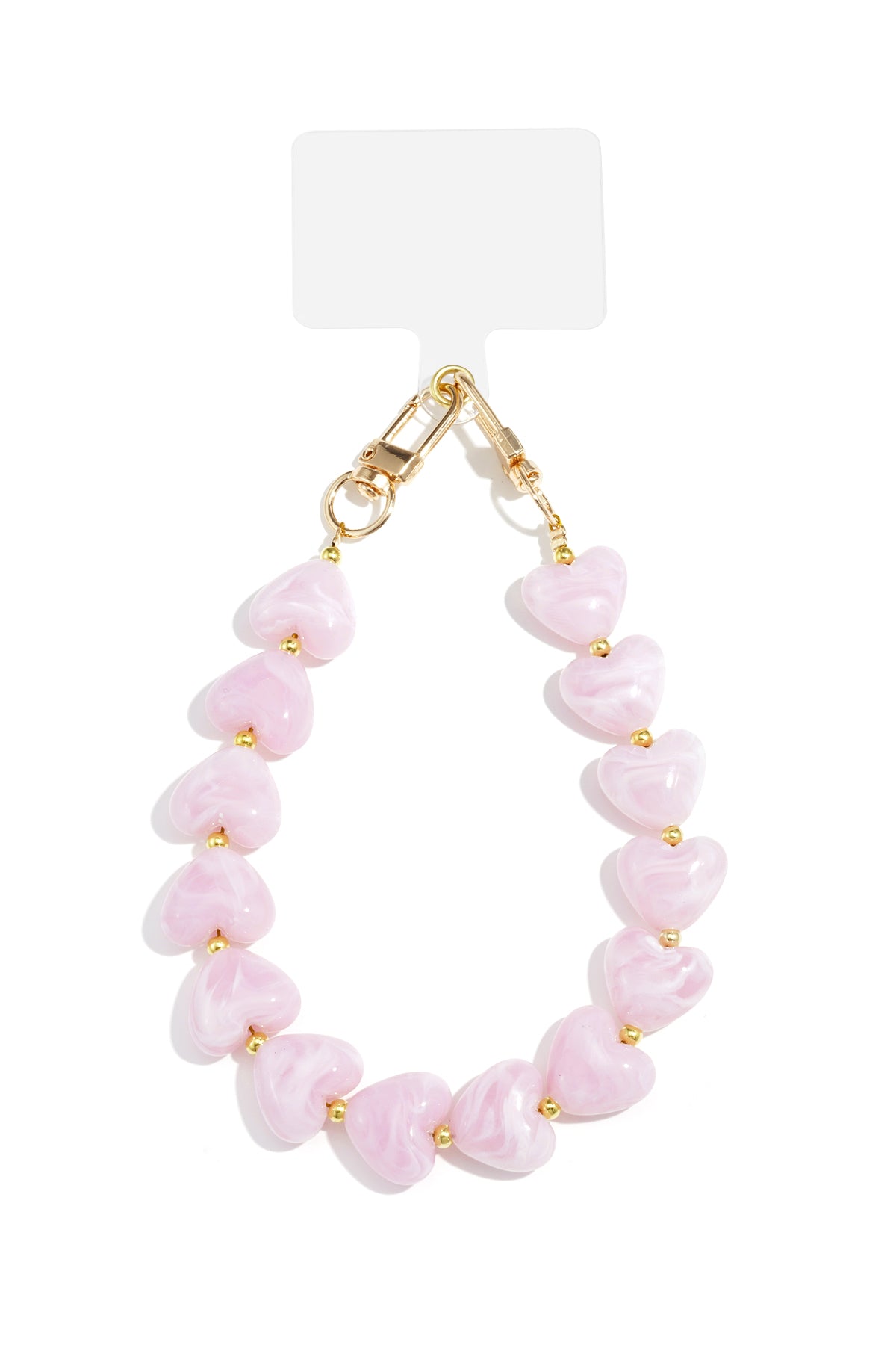 Beaded Heart Phone Cord Eloise Closet Jewelry