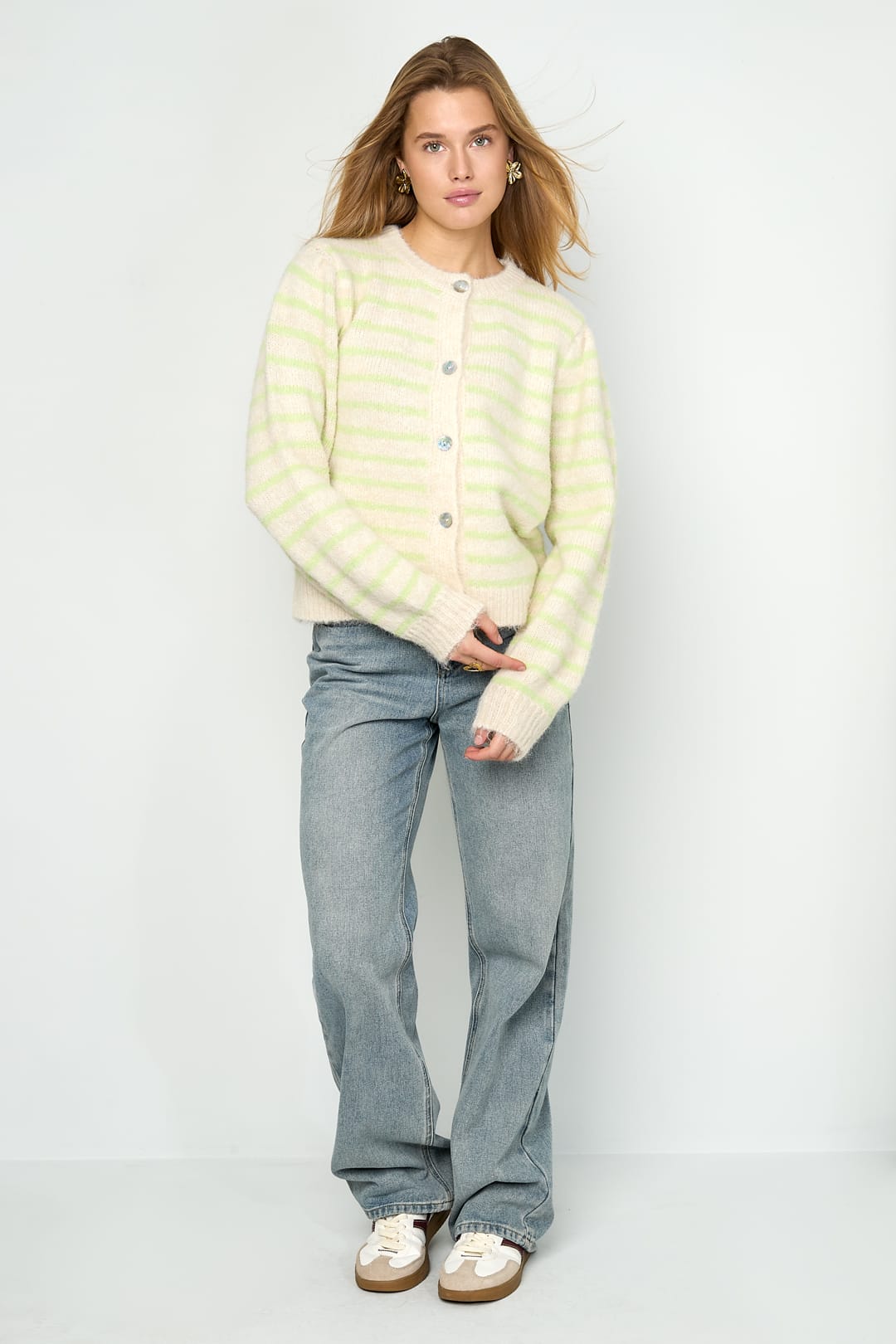 Eloise Closet Your Stripe Knit Cardigan
