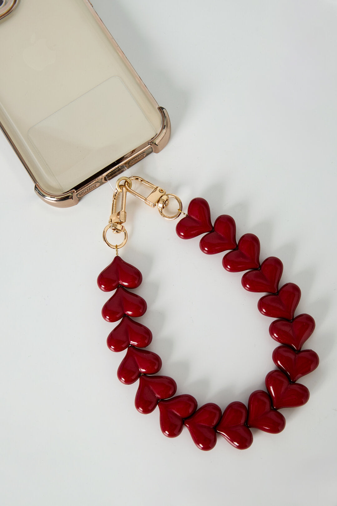 Summer Amour Heart Phone Chain Eloise Closet Jewelry