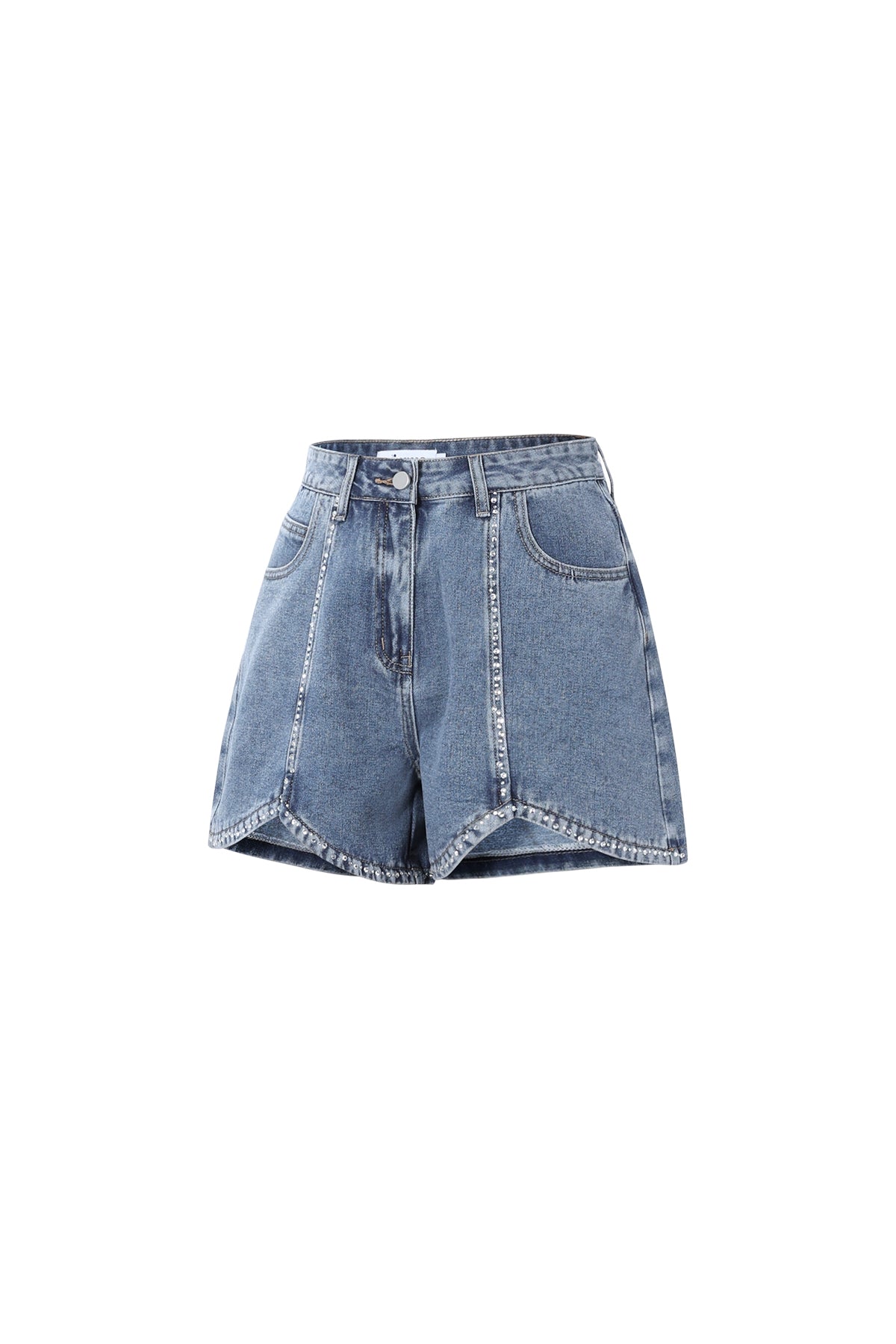 Crystal Denim Shorts Eloise Closet