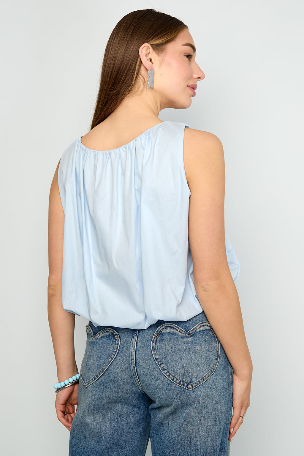 Balloon Sleeve Top – Cotton Casual Jewelry
