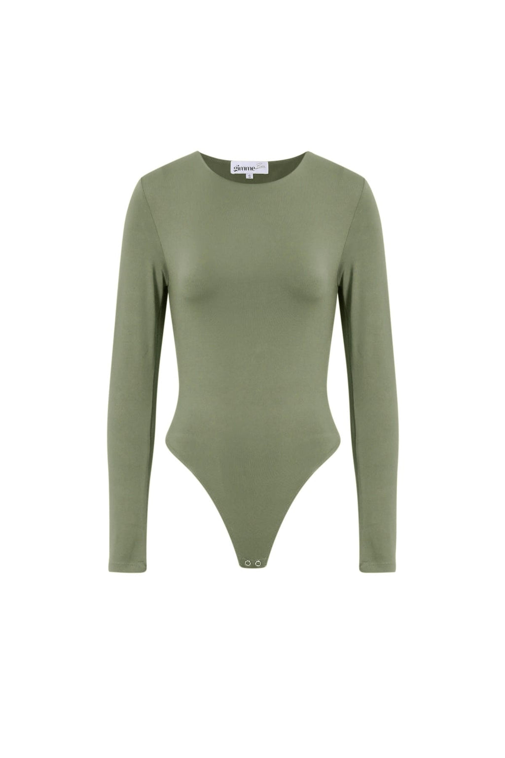 Eloise Closet Knitted Shapewear Bodysuit Basic Solid Color