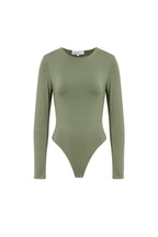 Eloise Closet Knitted Shapewear Bodysuit Basic Solid Color