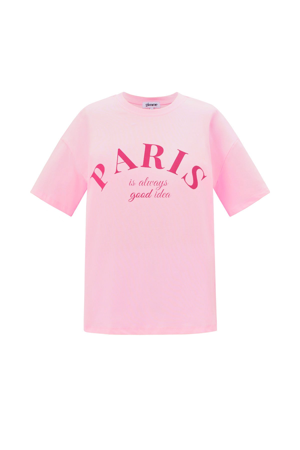 Paris Quote Cotton T-Shirt Eloise Closet