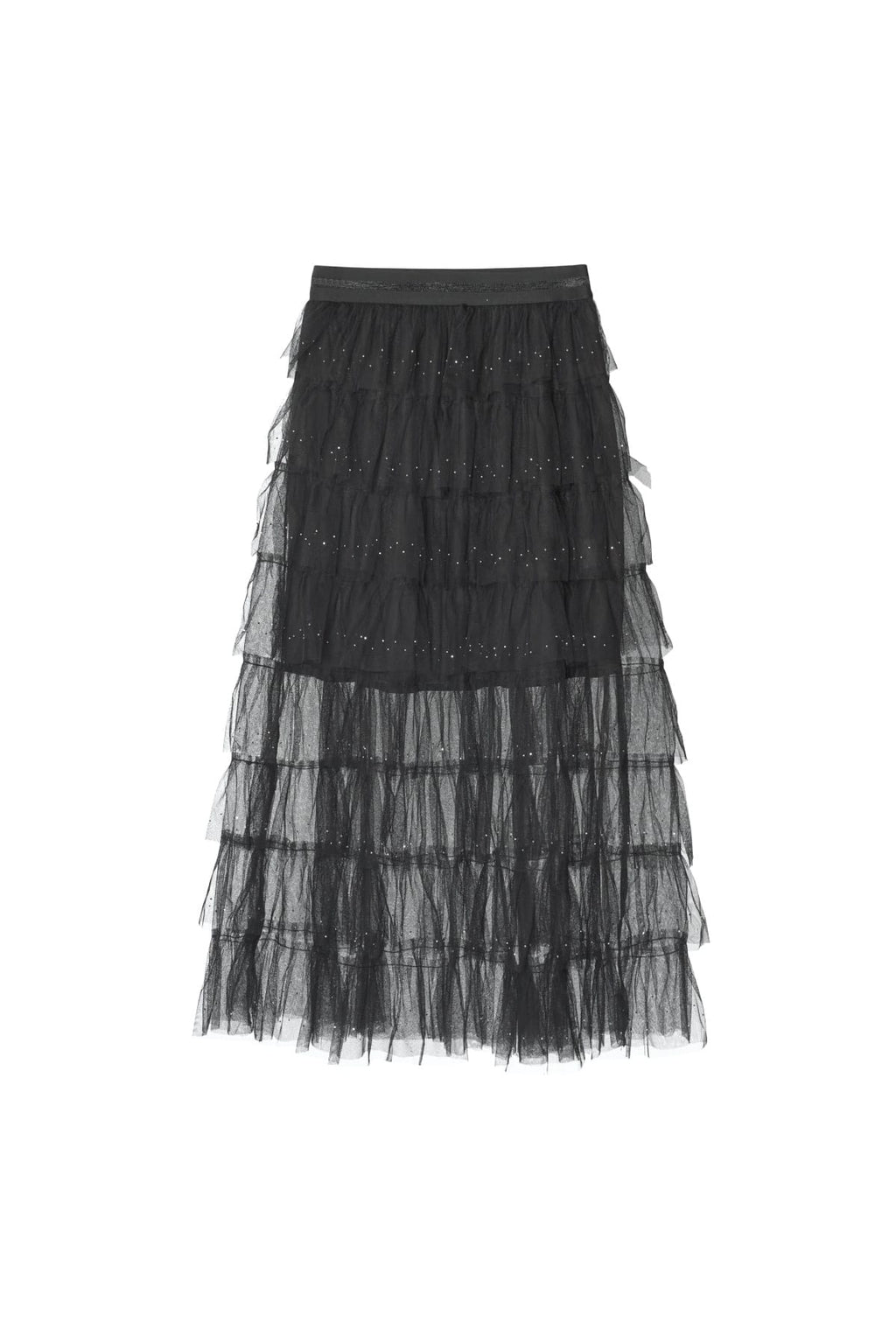 Elosie Closet Your Tiered Skirt Casual Polyester