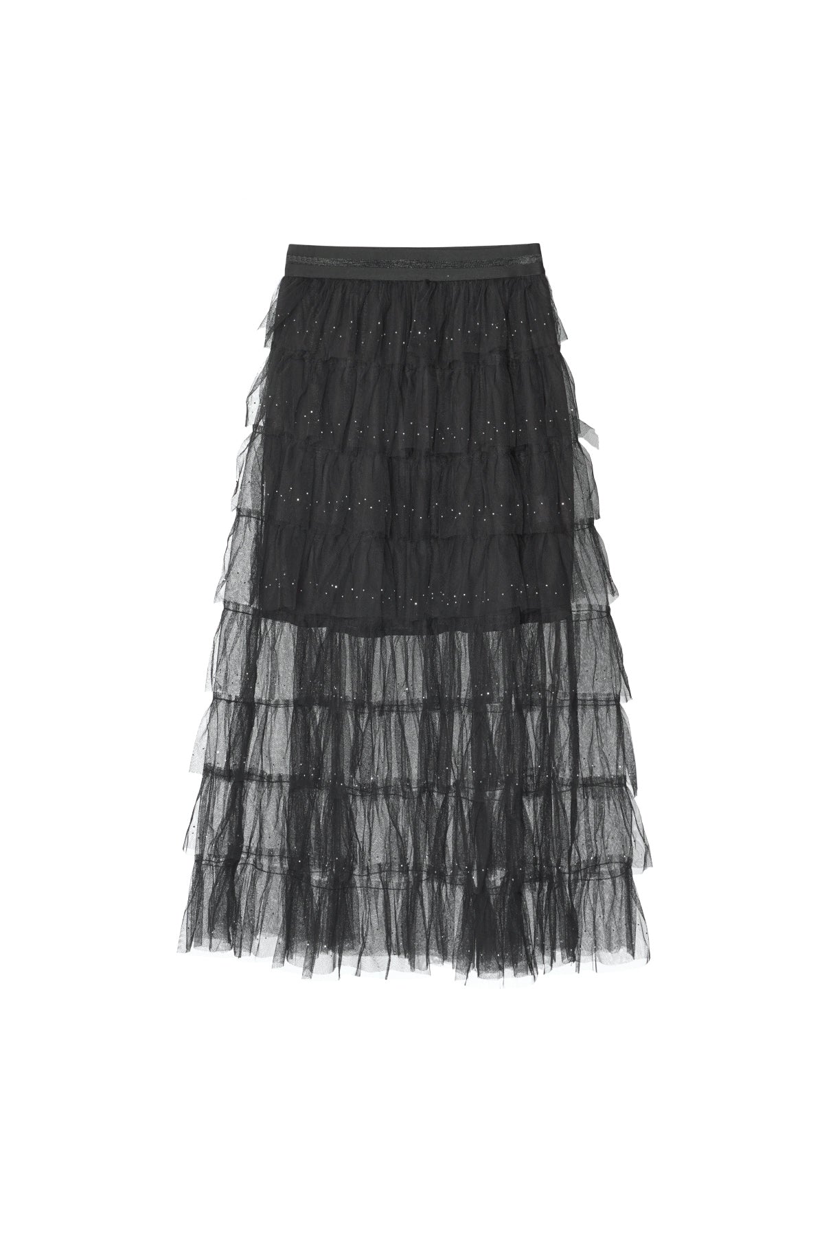 Elosie Closet Your Tiered Skirt Casual Polyester