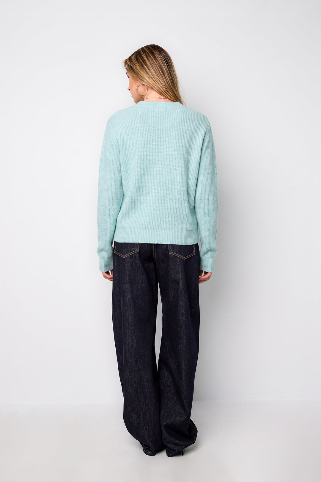 Lace Up Sweater