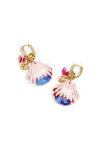 Ocean Bead Charms Shell Earrings Eloise Closet Jewelry