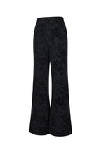 Suede Bloom Flare Pants Eloise Closet
