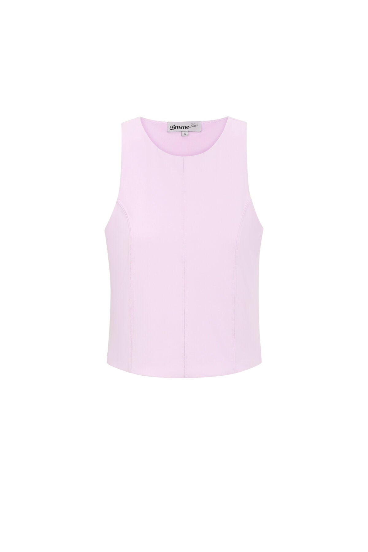 Seam Detail Sleeveless Summer Top Eloise Closet