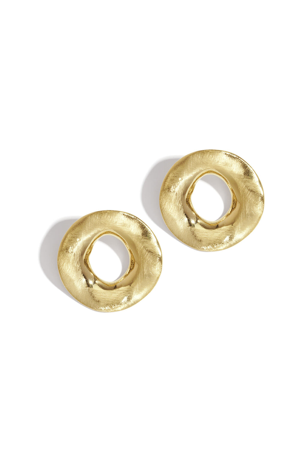 Aura Round Statement Earrings Eloise Closet Jewelry