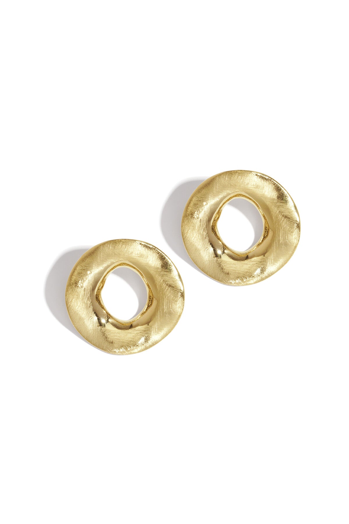 Aura Round Statement Earrings Eloise Closet Jewelry