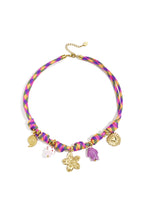 Flower Rope Pendant Necklace Eloise Closet Jewelry