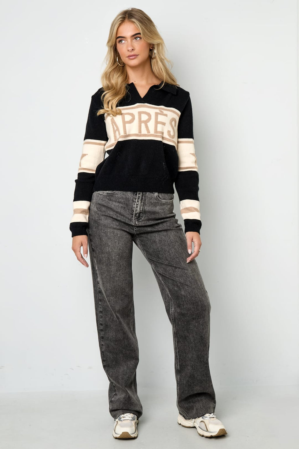 Après Collar Knit Sweater Eloise Closet