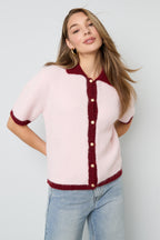 Eloise Closet Your Color Clash Knit Cardigan